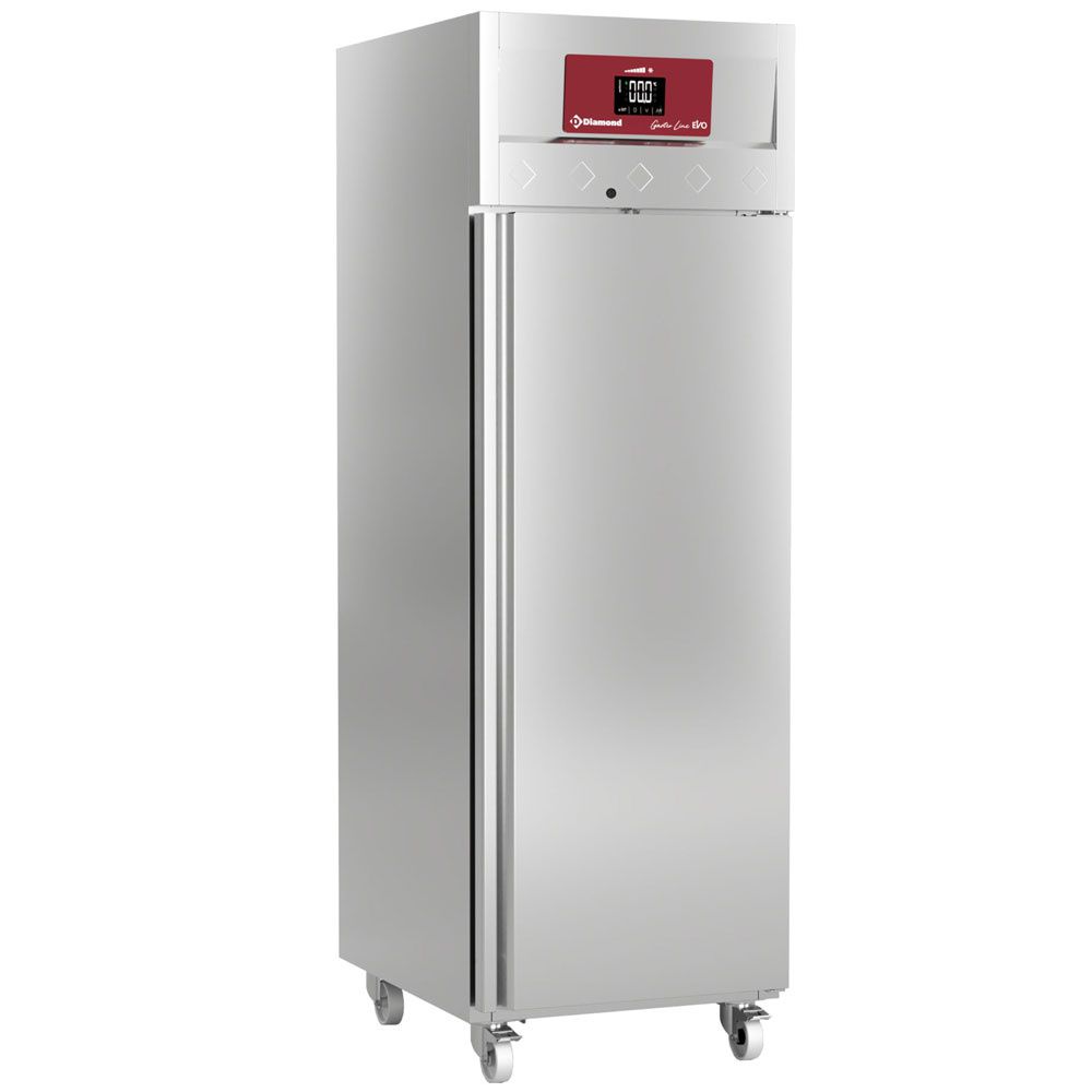 Ventilated freezer 700 liters, 1 door GN 2/1, on wheels