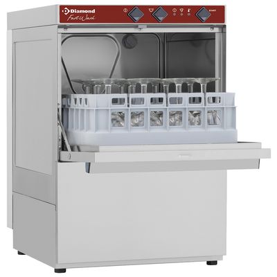 Glass-washer, squared basket 350x350 mm