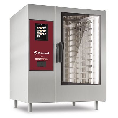 Electric oven &quot;TOUCH&quot; boiler steam and convection 10xGN1/1+ Cleaning