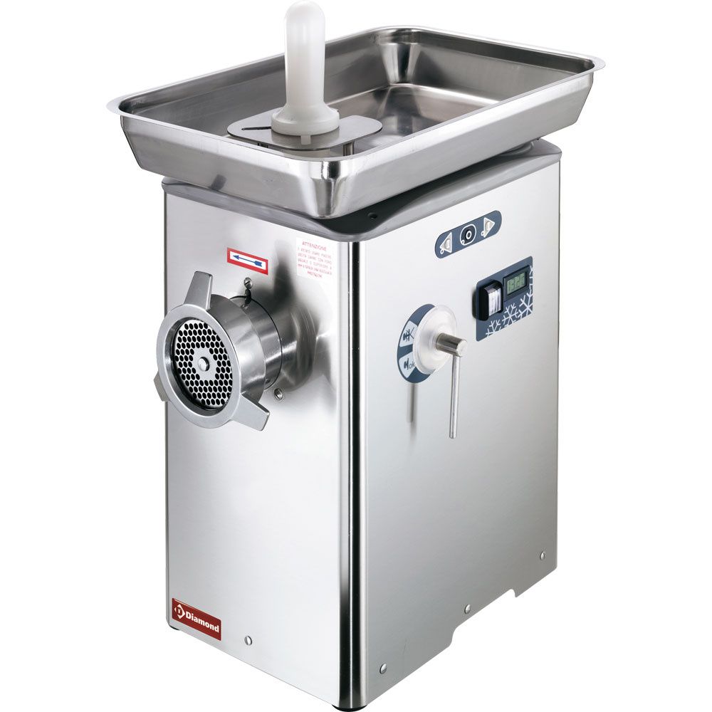 Refrigerated meat mincer N°32, stainless steel construction