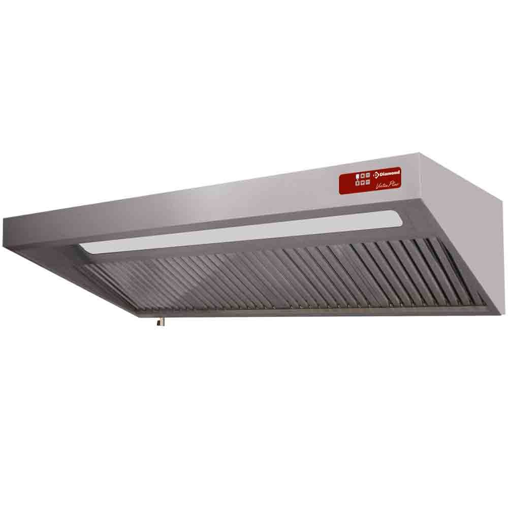 Complete hood, (7/7-1500 M3/h) 120 Pa, lighting, variator, 3x filters