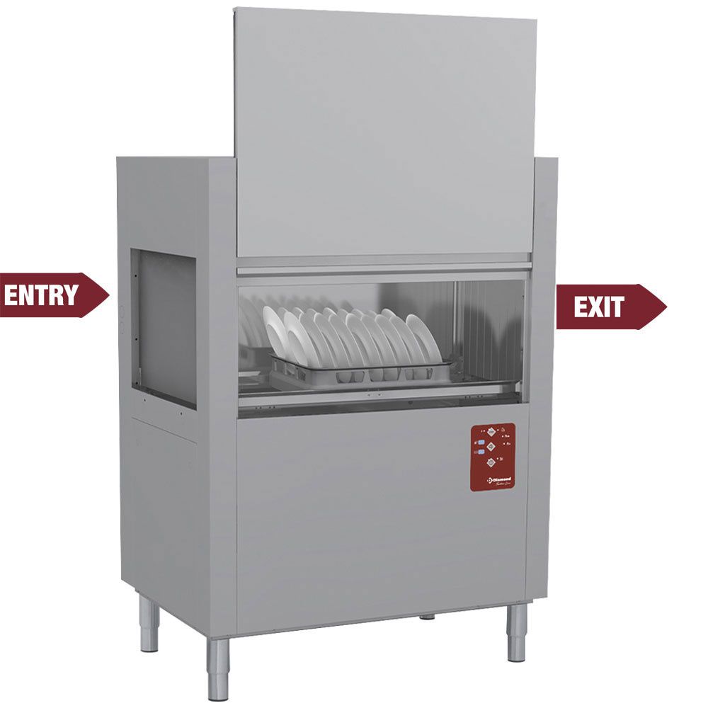 Rack conveyor dishwasher 120Bas/h