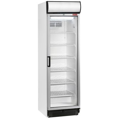 Static/ventilated negative T° display, 380 liters, light box