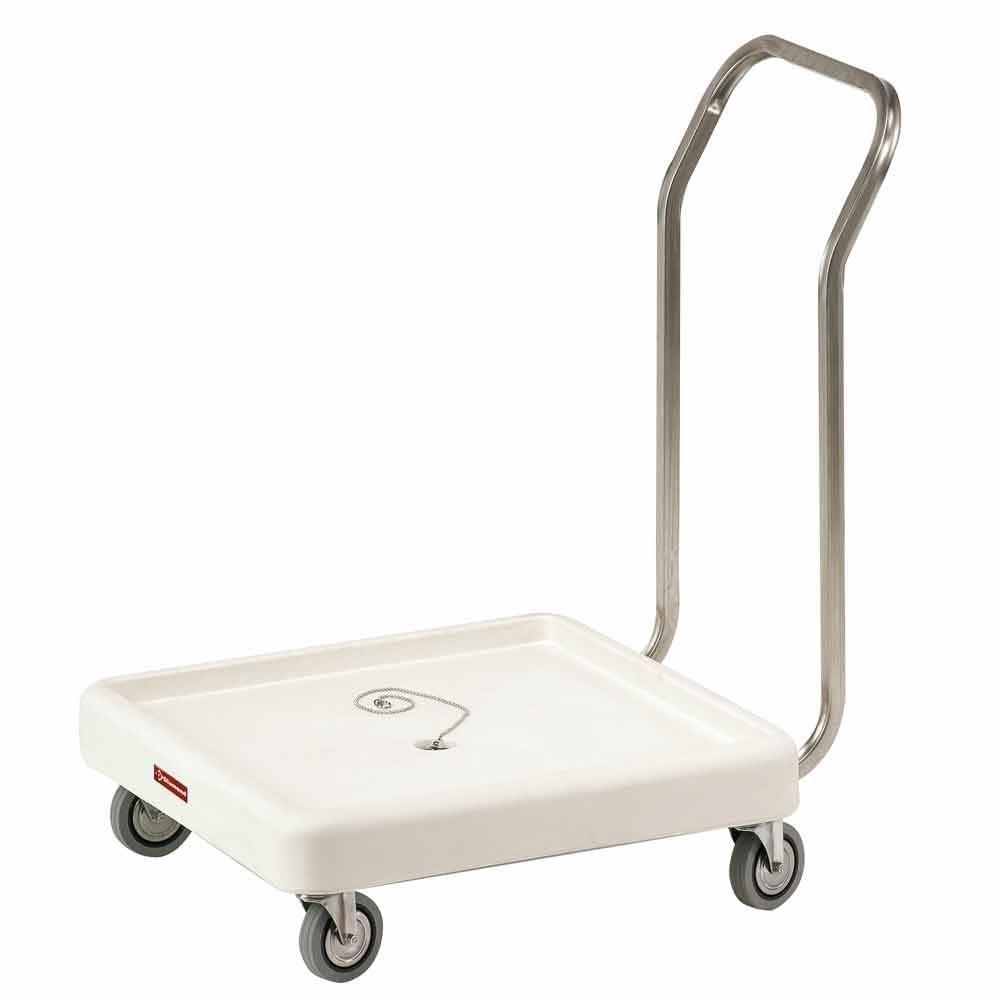 Transport trolley for baskets