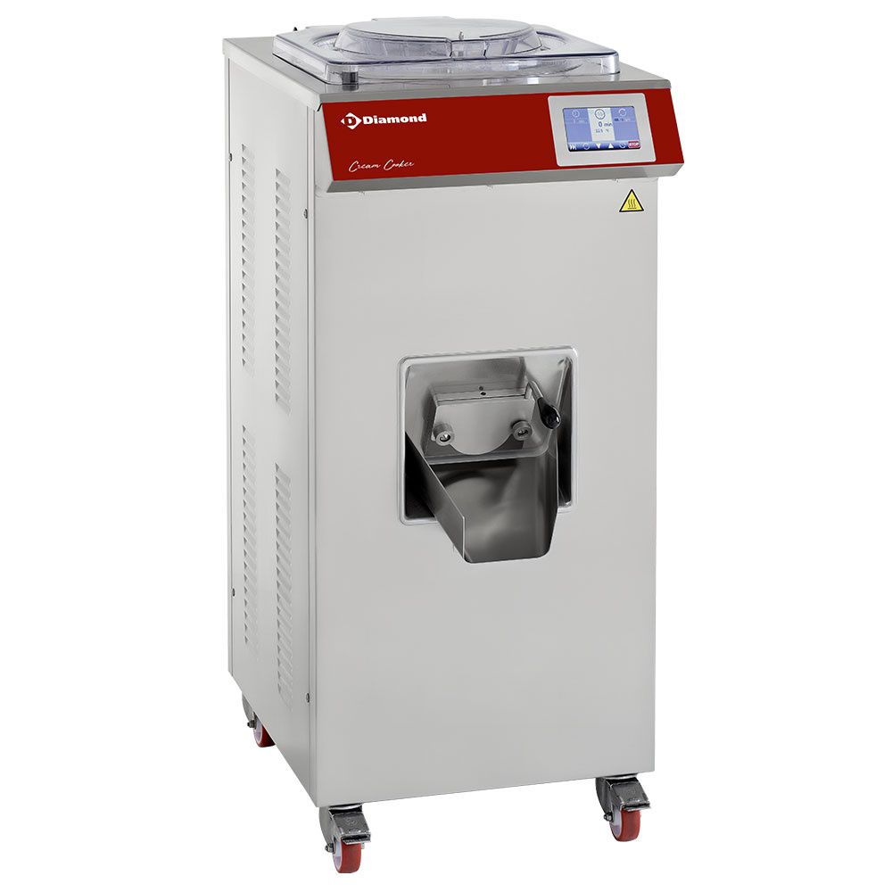 Universal cream/sauce cooker 60 liters/h, water condenser, VV and TOUCH SCREEN