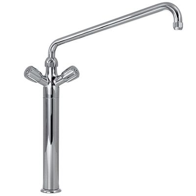 Pedestal with faucet mixer &quot;big flow&quot; &quot;Heavy-Duty&quot; (exit MONO)