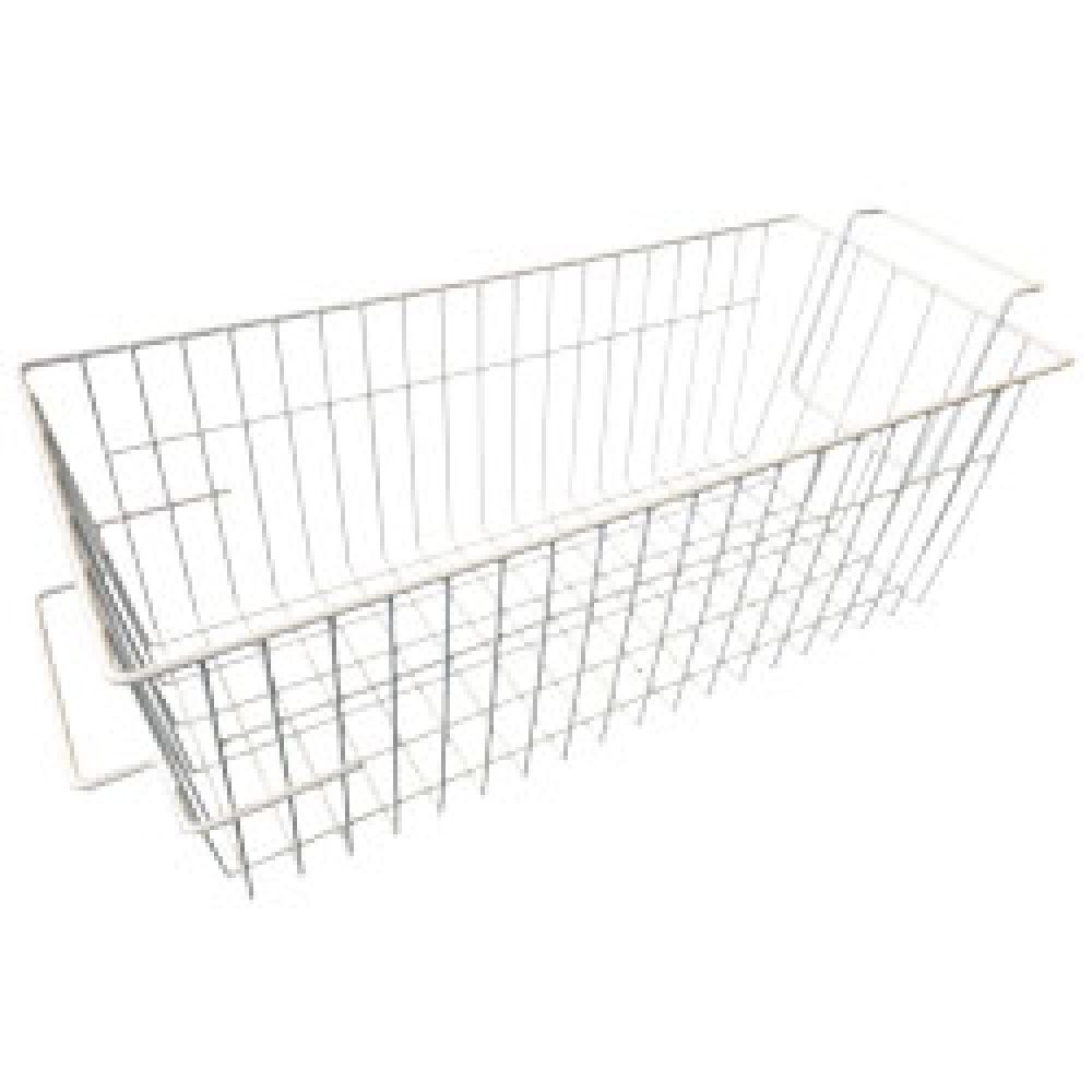 Basket in plasticized steel (766x275xh230 mm) for panoramic deep freezez VISUAL
