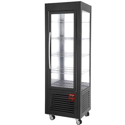 Panoramic display, 5 shelves, 360 LT, Black