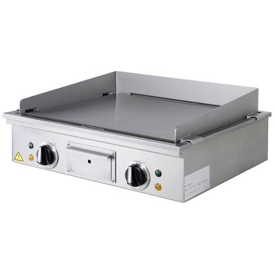 Electric &quot;Teppanyaki&quot; plate, 2 areas (2x 3,15 kW), for the table