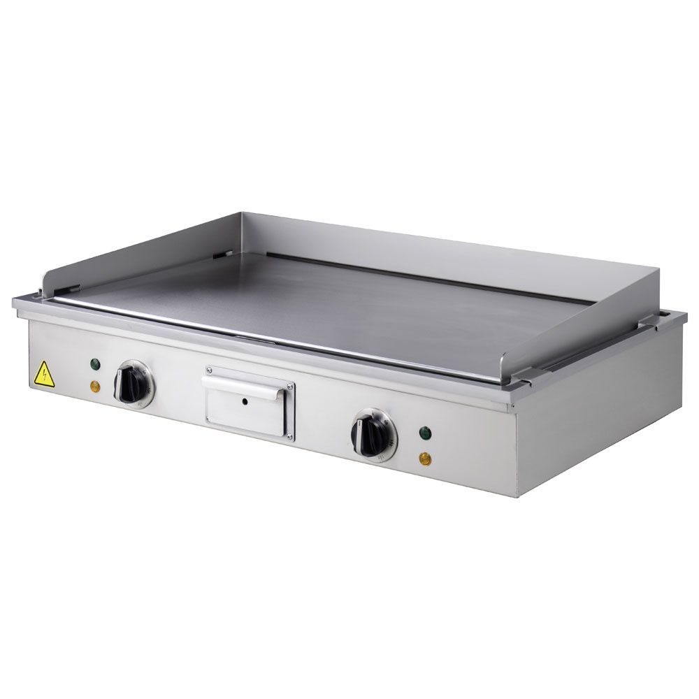 Electric &quot;Teppanyaki&quot; plate, 2 areas (2x 5 kW), for the table