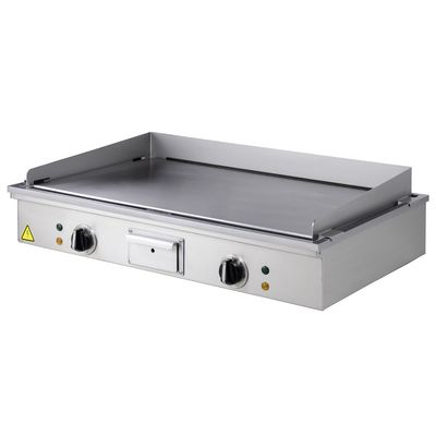 Electric &quot;Teppanyaki&quot; plate, 2 areas (2x 5 kW), for the table