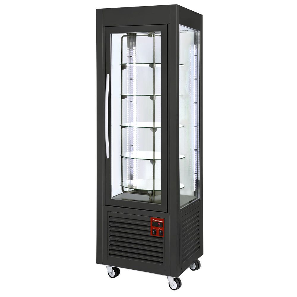 Panoramic display, 5 rotating plates, 360 LT, Black