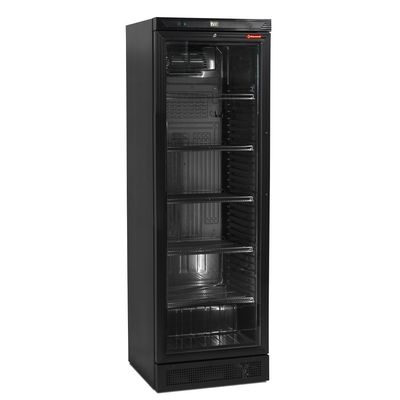 Ventilated display unit positive T°, 380 Lit, black