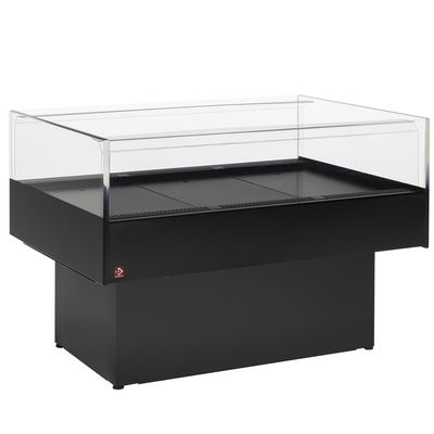 Panoramic self-service refrigerated counter - BLACK