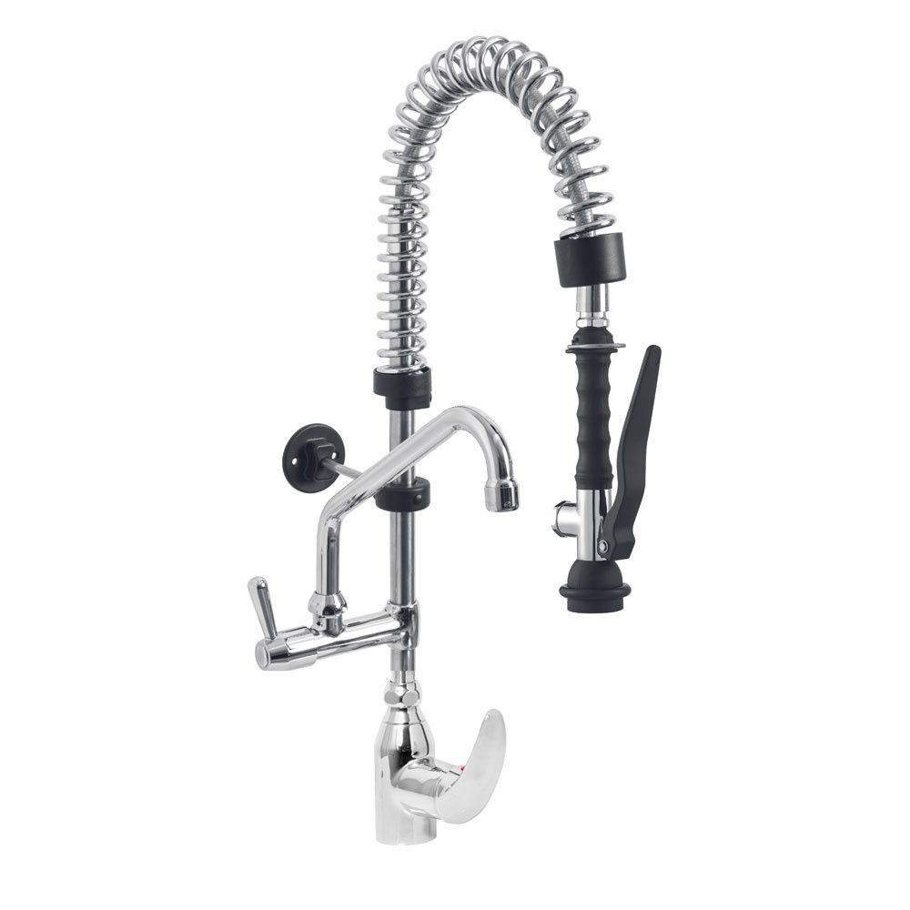 Nozzle stainless steel and faucet with mixer mono command (exit MONO)