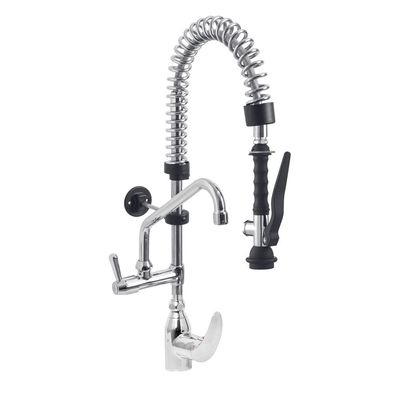 Nozzle stainless steel and faucet with mixer mono command (exit MONO)