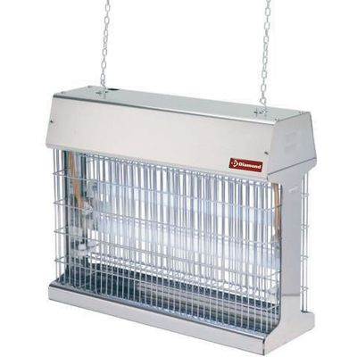 Insect exterminator &quot;ceiling version&quot; in stainless steel