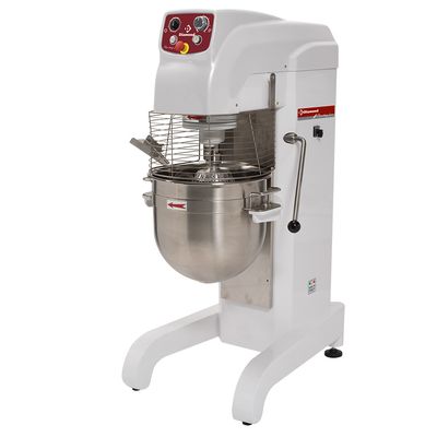 Planetary mixer, high base, 60 LT, variable speed.