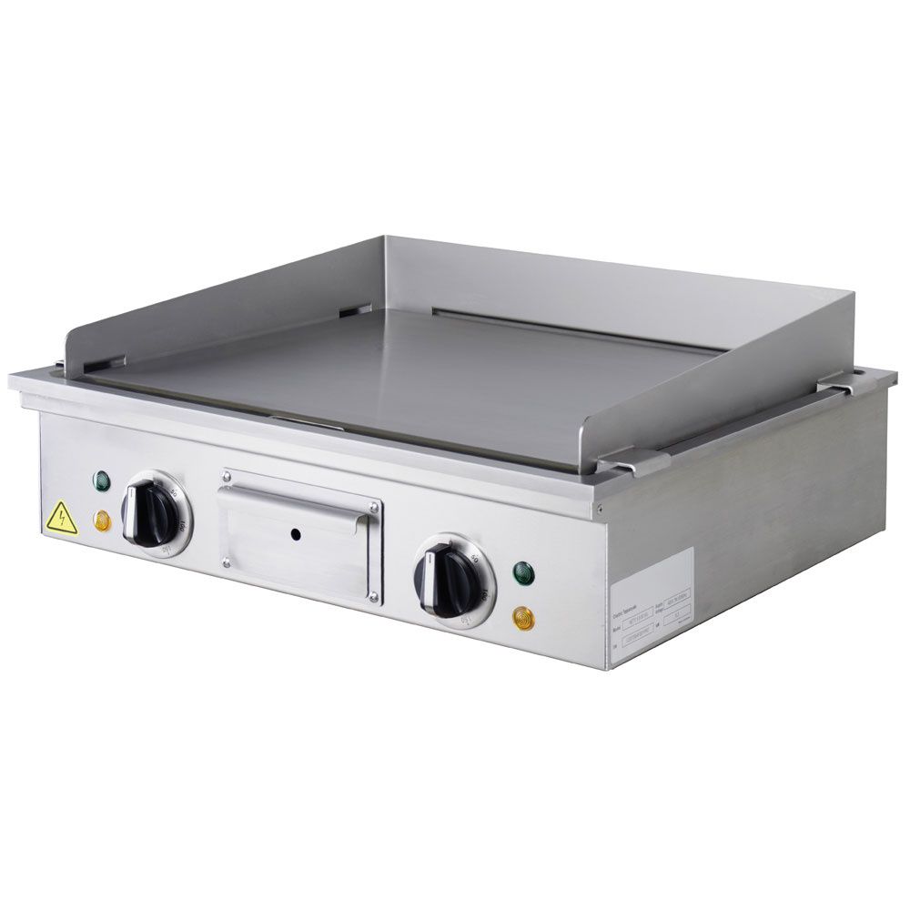 Electric &quot;Teppanyaki&quot; plate, 2 areas (2x 3,15 kW), for the table