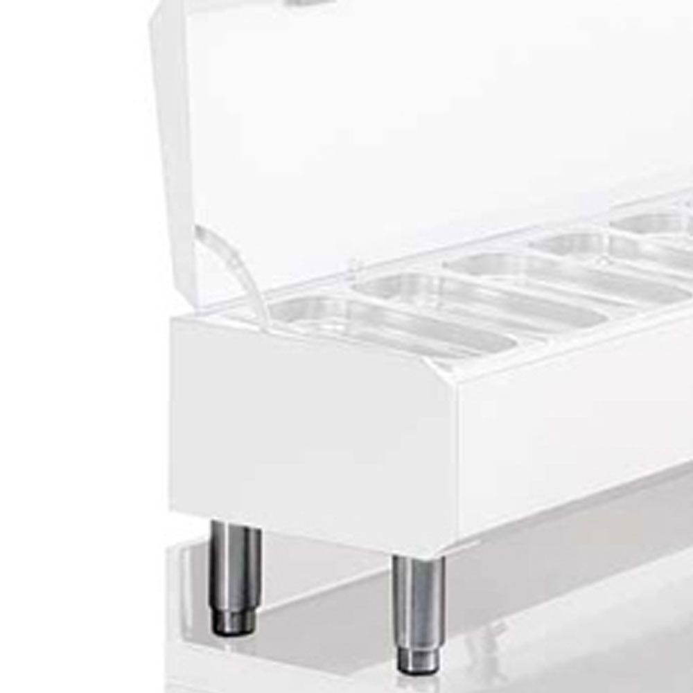 Set of 4 stainless steel feet for refrigerated structures WR-... 