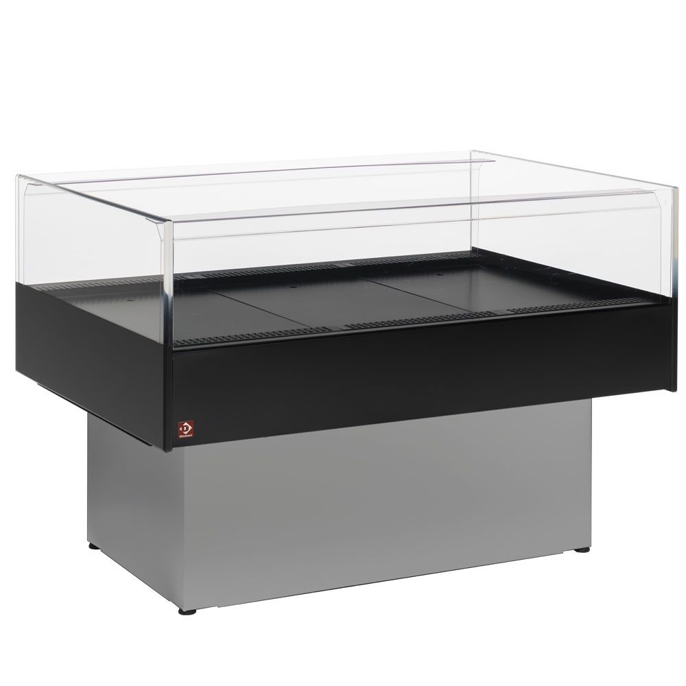 Panoramic self-service refrigerated counter - GREY/BLACK