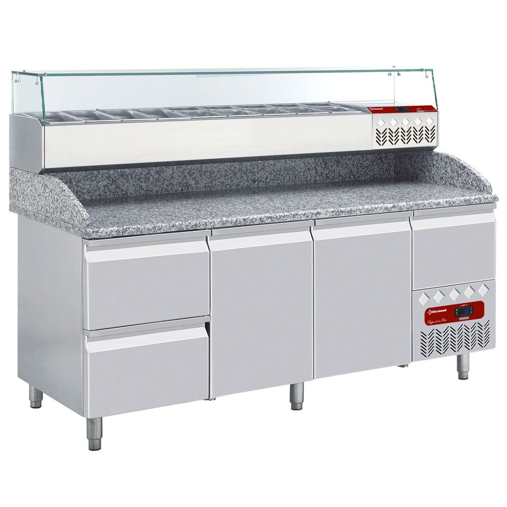 Set Refrigerated table &amp; structure: 