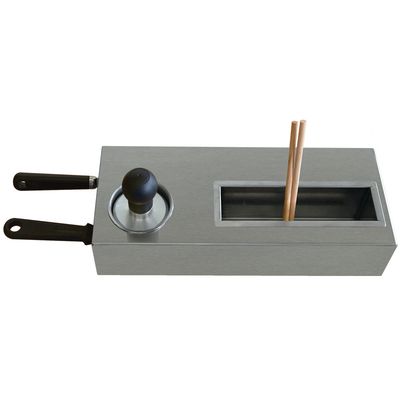 Kit of 2 spatulas, 2 x "T", lubricating pad