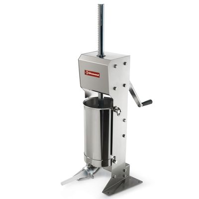 Stainless steel vertical manual sausage filler, 12 liters