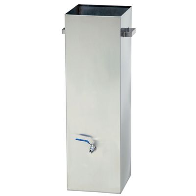 Tank, cleaning spits and security between the gas burners