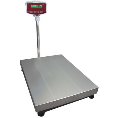 Stainless steel electronic scale with column, 300Kg x 20g