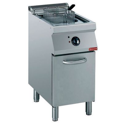Electric fryer basin in "Y" 15 liters, external elements on cupboard