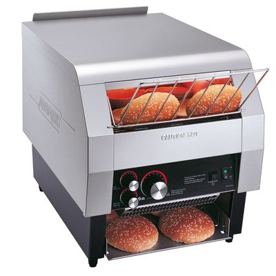 Toaster with horizontal conveyor-belt, 800 toasts an hour
