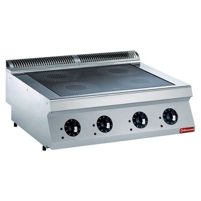 Electric cooker with 4 induction cooking zones -TOP-