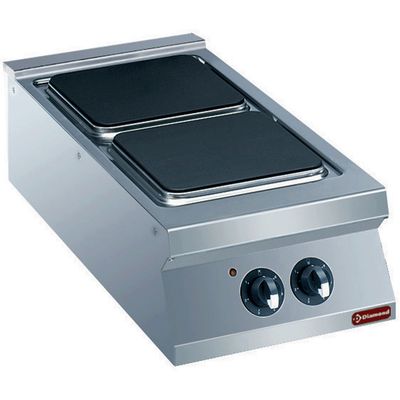 Electric cooker, 2 cooking hobs -TOP-