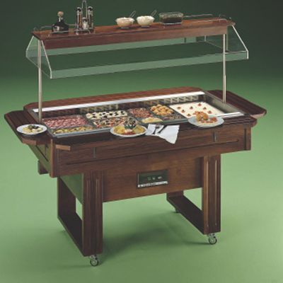 Vitroceramic buffet capacity 4 GN 1/1