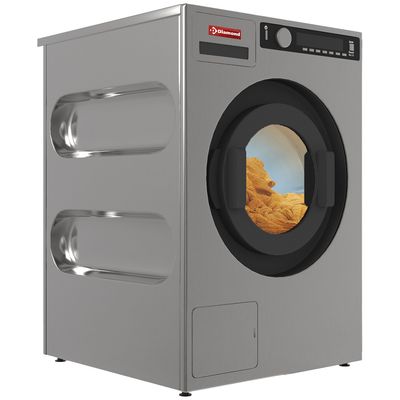 Washing machine with spin-dryer 8 kg "inox-titanium", with drain pump