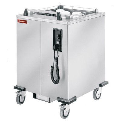 Heating trolley with spring system for baskets 500x500 mm