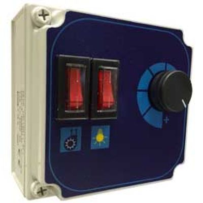 Speed variator, switch LED