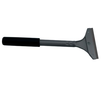 Scraper with blade for cooking plate