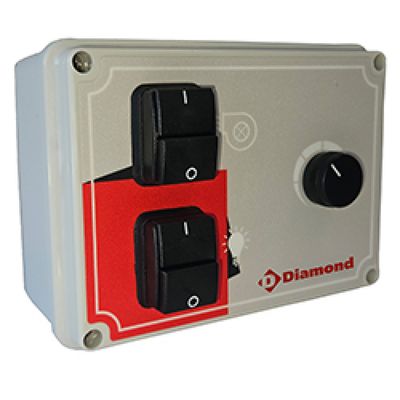 Electronic variator + switch for LED