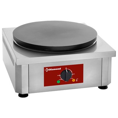 Electric crepe pan, high output, Ø 400 mm "enameled"