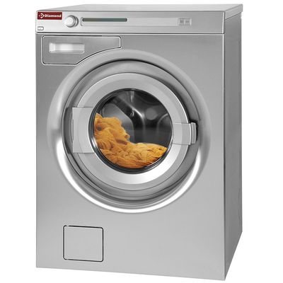 Washing machine with spin-dryer 8 kg "inox-titanium", with drain pump