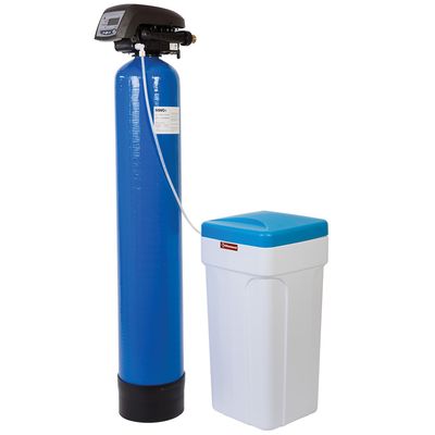 Chrono-volumetric water softener, 50 L., with external carboy