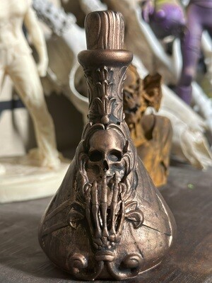 Poison Bottle With Stopper | Antiqued Bronze Finish