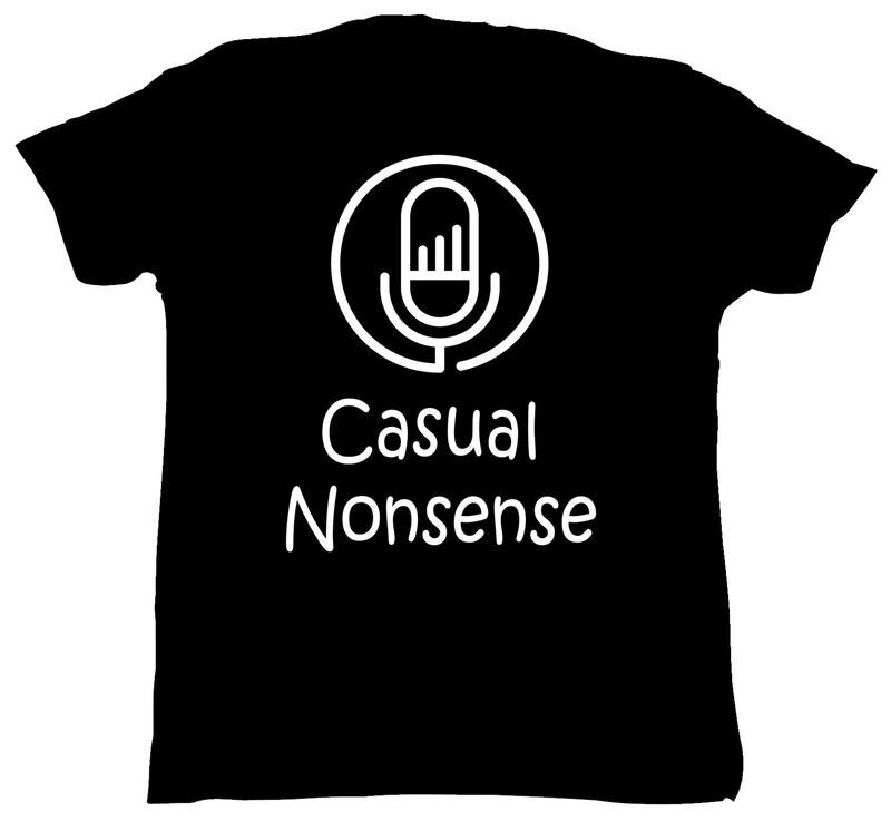 Casual Nonsense Black Tee