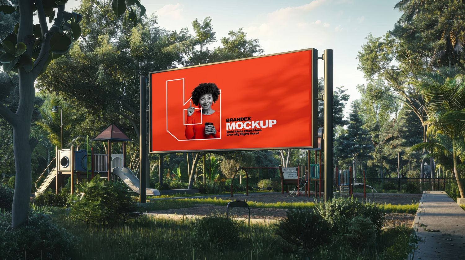 Baner reklamowy 100x100cm - frontlit 510g, oczkowany