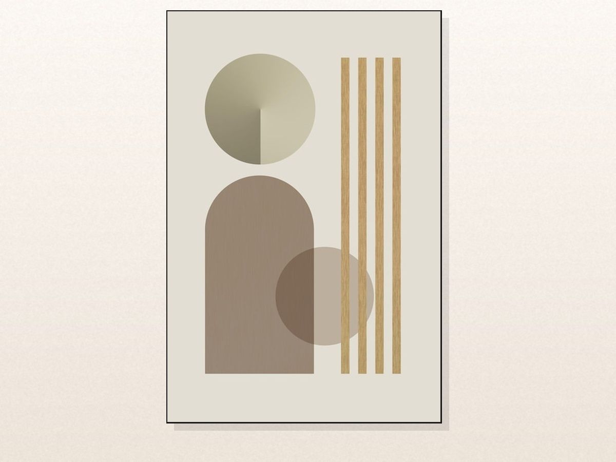 Plakat Abstrakcja Geometryczna - Minimalistyczny Design