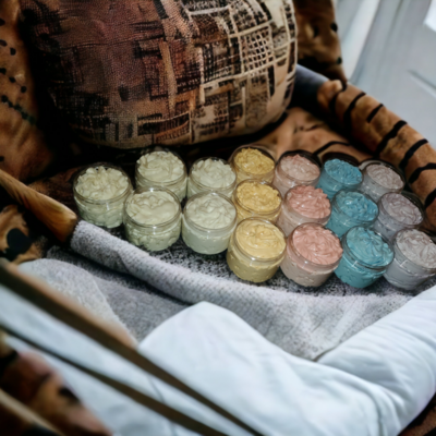 Light Blue Hydrating &amp; Conditioning Body Butter Cream