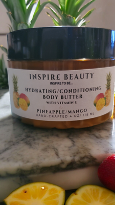 Pineapple/Mango Hydrating &amp; Conditioning Body Butter Cream