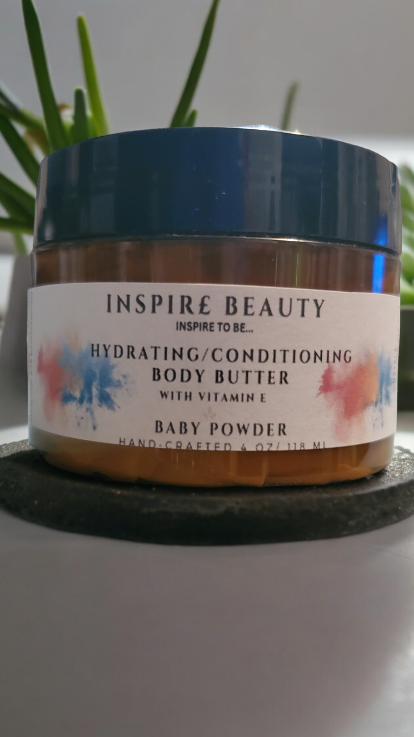 Baby Powder Hydrating &amp; Conditioning Body Butter Cream